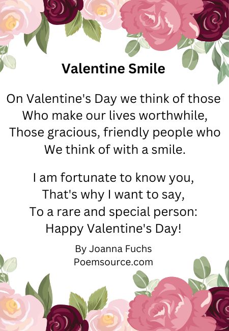 Valentine Poems Make Them Feel Special
