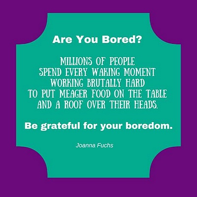 About Boredom