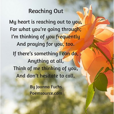 Thinking of you my friend poems